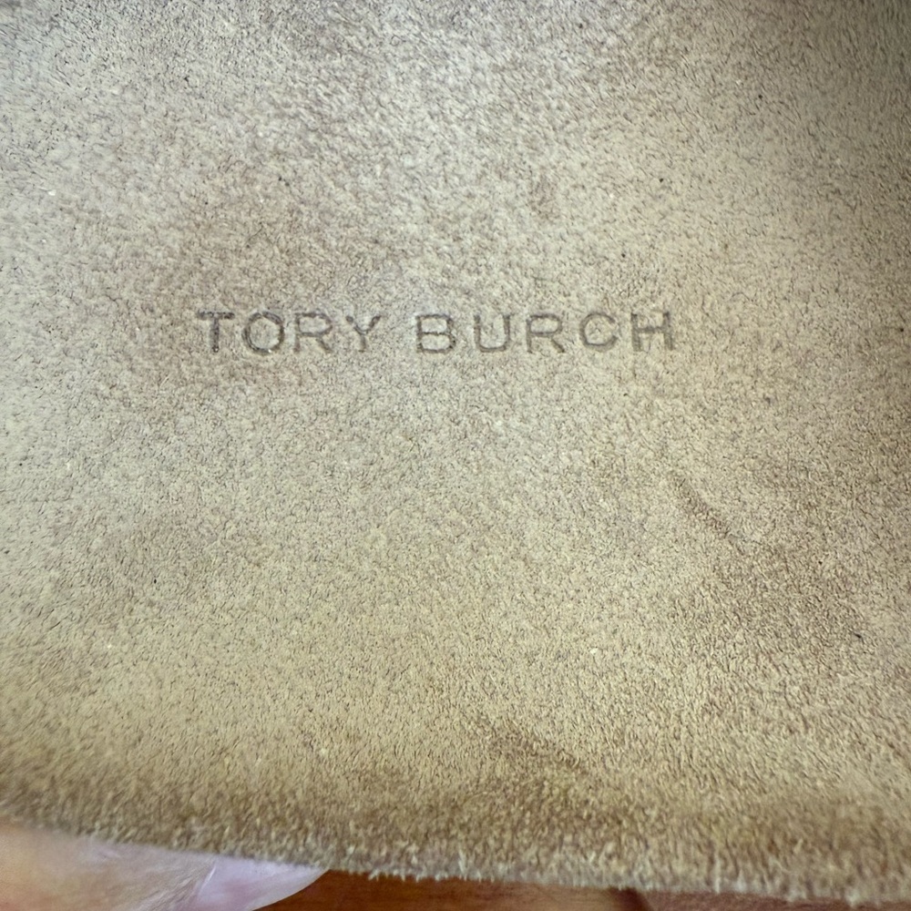 Tory Burch Mellow Thong Blush Pink Leather Sandals - Picture 8 of 10
